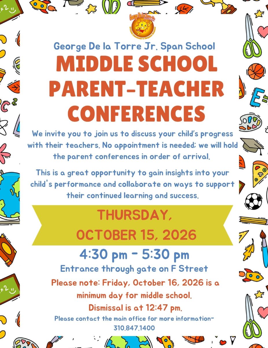 Parent Conference Flyer English
