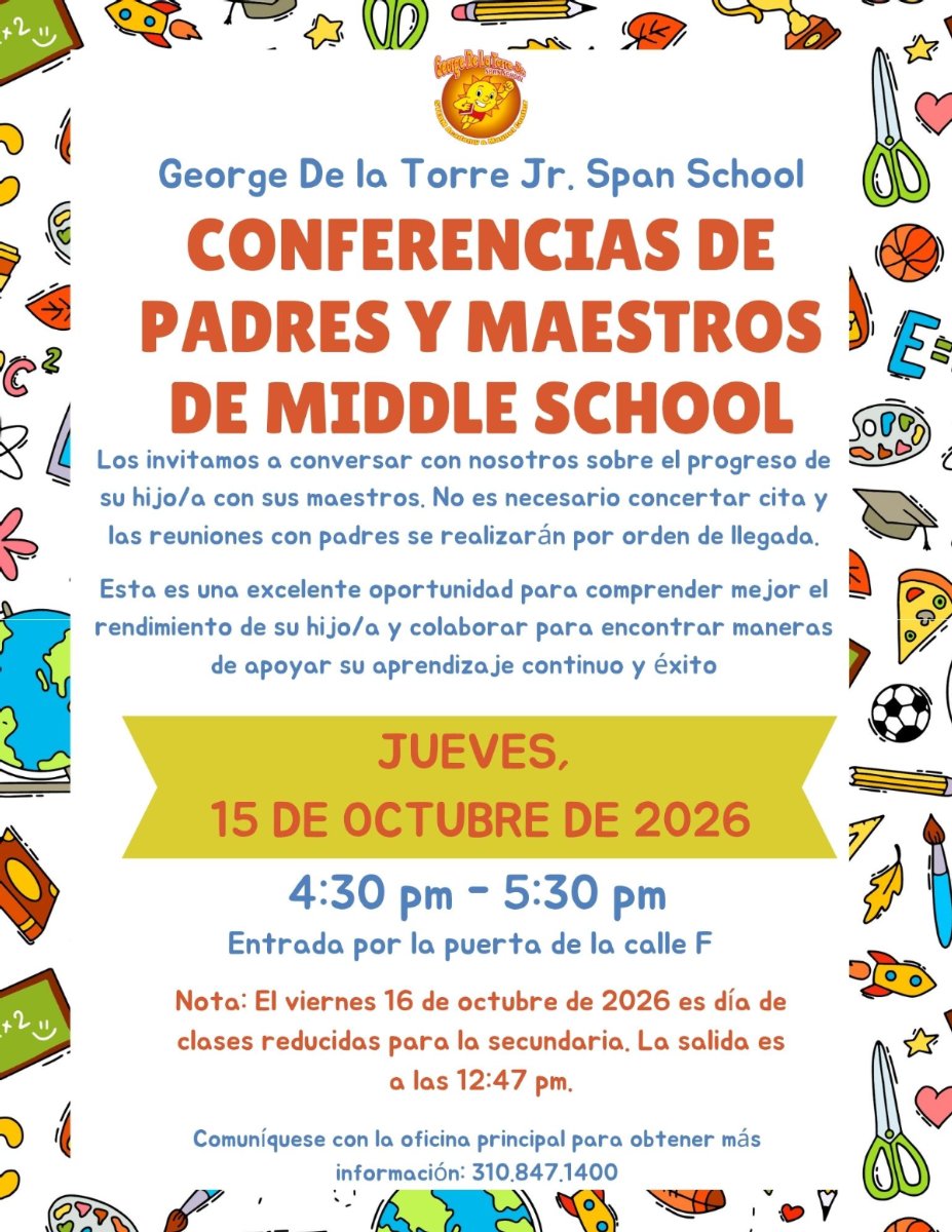 Parent Conference Flyer Spanish